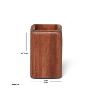 Ensemble d'accessoires de salle de bain en bois noir pour les maisons modernes avec une utilisation élégante et durable adaptée à la décoration et aux cadeaux de salle de bain - Product Image 4