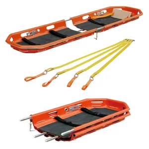 Portable Emergency Helicopter Rescue Basket Stretcher With Straps And Lifting Sling For Medical Patient Transport