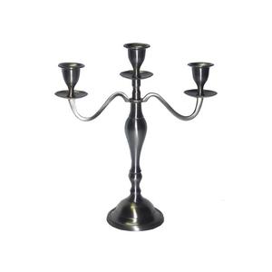 Bougeoir pilier en métal aluminium Bougeoir royal en métal aluminium de luxe Candélabre à cinq bras à prix abordable - Product Image 5