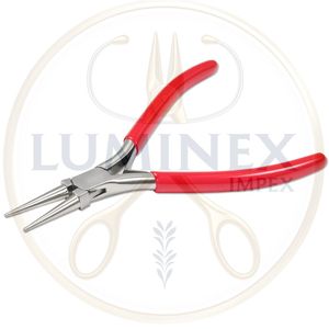 LUMINEX IMPEX LUB=6 Stainless Steel <b>Round</b> <b>Nose</b> <b>Pliers</b> for Jewelry Plating DIY Use Light-Weight - Product Image 5