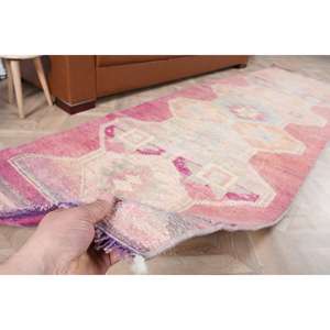 พรมตุรกี, พรมแบบยาวขนาด 3x9.7 ฟุต, พรมสีแดงไล่เฉด - Product Image 2