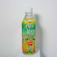 Private Label Aloë Vera Pulp Sap Drink Dieet Dranken Met Appel & Mango Smaak Puree Concentraat Fles Voor Export