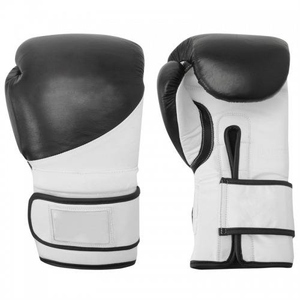 Gants de boxe d'entraînement synthétiques uniques en gros Gants de boxe d'entraînement professionnels en cuir véritable SI-BG-052 en cuir de vachette - Product Image 1