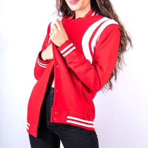 Veste Letterman respirante de haute qualité pour femmes avec logo personnalisé veste Letterman pour femmes en meilleur tissu - Product Image 2