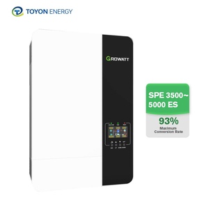 Vente flash Growatt <span class=keywords><strong>SPF5000ES</strong></span> 6000ES Plus Hors réseau 48VDC Hybride Onduleur solaire domestique avec WiFi - Product Image 1