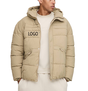 Abrigo Acolchado para Hombre, Estilo Europeo, Venta Directa de Fábrica, Cuello de Embudo Personalizado, Abrigo de Invierno Ecológico - Product Image 1