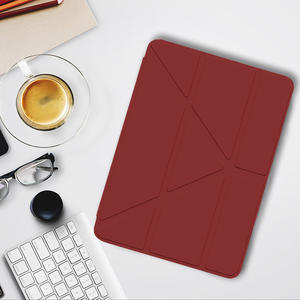 2024 IPAD Pro 13 étui de protection rouge certifié FCC en cuir PU pour la charge et l'utilisation du sommeil - Product Image 2