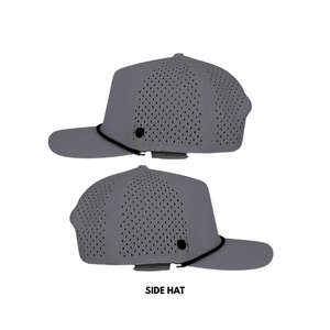 หมวกกอล์ฟแบบ 5 แผง ทรงโค้ง ดีไซน์ทันสมัย กันน้ำ พร้อมเชือกตกแต่ง ปีกโค้งสวยงาม  ติดกระดุมพลาสติก ระบายอากาศด้วยเลเซอร์ - Product Image 6