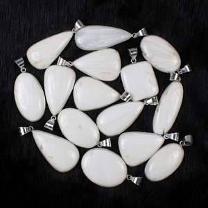 Joyería colgante de piedras preciosas de scolecite blanco natural, conjunto de bisel personalizado, joyería colgante al por mayor para venta al por menor - Product Image 3