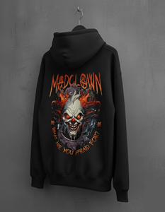 Sudadera con Capucha Extra Grande de Diseño de Payaso Loco de Primera Calidad al por Mayor (Estampado Completo en la Espalda) - Product Image 2