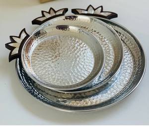 Elegante Bandeja de Servicio Hecha a Mano con Incrustaciones de Nácar Pulido, Ecológica, Decorativa, de Lujo, Multiusos para Cocina, Comedor y Mesa - Product Image 6