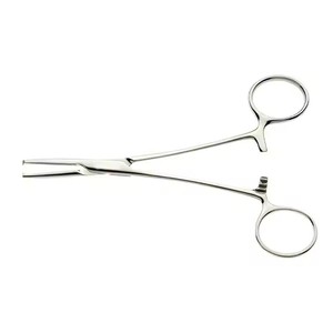 คีมหนีบกันยุงแบบฮาลสเตน12.5ซม. คีมหลอดเลือดสเตนเลสโค้งตรงใช้สำหรับผ่าตัดด้วยมือ - Product Image 5