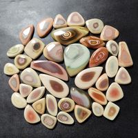 Vente en gros de cabochons en jaspe impérial, pierres précieuses naturelles de guérison, accessoires de bijoux, pierres en vrac 18mm-44mm 2g-18g