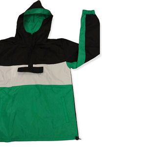 Vente en gros OEM – Coupe-vent personnalisé à manches longues pour homme, col montant, capuche escamotable, style vintage, imperméable pour l'hiver - Product Image 4