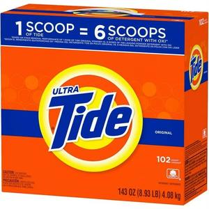 Détergent à lessive en poudre au parfum ultra original Tide, 102 lessives, 143 oz - Product Image 4