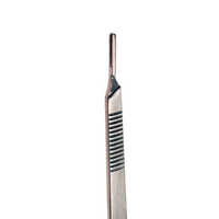 Manches de scalpel manuel Bard-Parker en acier inoxydable, taille personnalisée, instruments médicaux stériles pour chirurgie générale avec logo privé