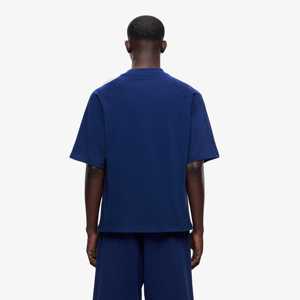 En blanco 300 GSM Heavyweight Boxy-Fit Drop-Shoulder Algodón Hecho Camisetas de hombre Camiseta de verano transpirable - Product Image 2