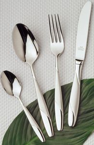 Juego de cubiertos moderno de acero inoxidable con acabado de espejo adecuado para cocinas modernas y ocasiones de comedor fino de lujo - Product Image 2