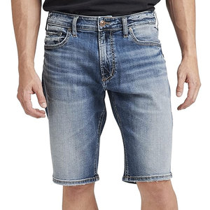 Pantalones cortos de mezclilla para hombre con logotipo personalizado, hechos de algodón, para adultos, fabricados en Pakistán. - Product Image 4