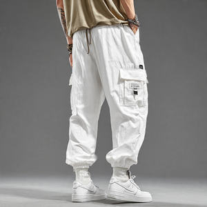 Heavy Fleece Cargo <b>Trouser</b> Streetwear Winter 500 GSM Cargo Sweatpants <b>Mens</b> High Drawstring Waist Cargo <b>Baggy</b> Sweat Pants <b>Men's</b> - Product Image 6