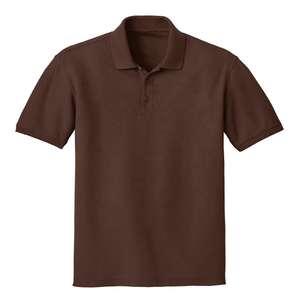 Polo unisexe OEM avec logo personnalisé vierge, t-shirts de golf 100% coton uni pour hommes - Product Image 3
