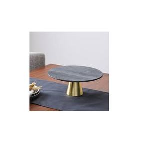 แท่นวางเค้กหินอ่อนสำหรับฐานทองเหลืองรูปทรงกลมสำหรับคัพเค้กขนาดตามสั่ง - Product Image 6