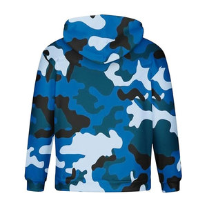 Sudadera con capucha de camuflaje de algodón térmico ligero al por mayor para hombre y mujer logotipo personalizado de gran tamaño talla 6XL - Product Image 3