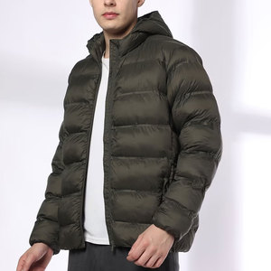 Veste d'hiver matelassée réversible à col à capuche, design personnalisé OEM, style streetwear, anti- et séchage rapide, manches longues, mode masculine - Product Image 4