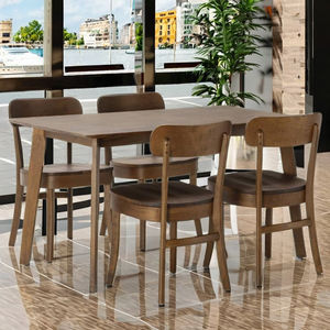 Modern Square Solid Wood Expandable Dining <b>Table</b> <b>Chair</b> Set Nordic Restaurant Furniture <b>for</b> <b>Small</b> <b>Spaces</b> Eco-Friendly & Durable - Product Image 3