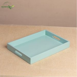 ถาดเสิร์ฟไม้ไผ่ทำมือ 100% ไม้ไผ่ธรรมชาติ น้ำหนักเบา เคลือบเงา เป็นมิตรกับสิ่งแวดล้อม ทนทาน กันน้ำ ปลอดภัยสำหรับอาหาร - Product Image 3