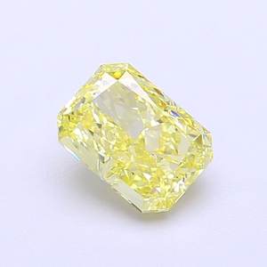 Diamante Radiante de 1.18ct VS1, Color Amarillo Intenso, Cultivado en Laboratorio - Product Image 1