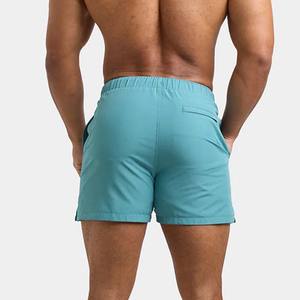 Vente en gros de shorts décontractés en polyester de haute qualité pour hommes design de logo de marque personnalisé streetwear d'été à taille élastique shorts pour hommes adulte - Product Image 3
