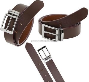 Cinturones de cuero genuino hechos en la India, venta al por mayor, alta calidad, precio al por mayor, cinturón informal de cuero a la moda para hombres - Product Image 3