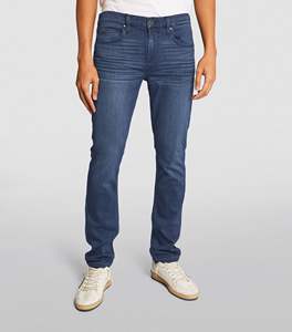 SALVA IMPEX Own Branded Customized Logo Design Printed Denim Pants Custom Made Embroidery Logo Design Denim Pants - Product Image 3