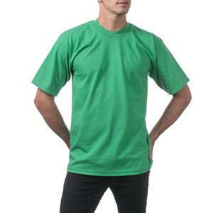 T-shirts vierges athlétiques pour impression, T-shirts oversize en coton et microfibre - Product Image 3