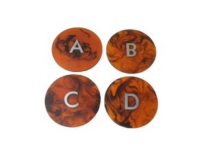 Posavasos de té de madera y resina, manteles individuales de mesa elegantes para el hogar, Hotel, restaurante, vajilla duradera, decoración para la mesa superior - Product Image 2