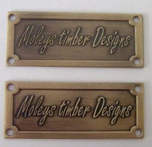 Placa de nombre Náutica de latón y madera para barcos en estilo elegante Placa de nombre de madera para letreros de pared EN precios al por mayor - Product Image 2