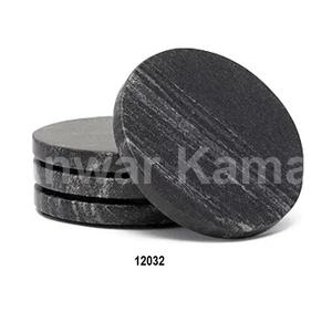 Posavasos de madera pintado a mano, diseño de cubiertos decorativo para taza de té, taza de café - Product Image 5