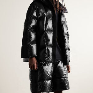 2026 Veste polaire d'extérieur surdimensionnée en coton et mousse, imperméable, à col montant, pour l'hiver, design personnalisé, vente en gros, OEM personnalisé, bambou - Product Image 2