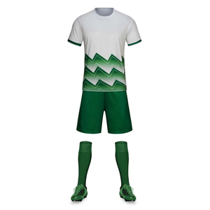 Maillot de football à séchage rapide personnalisable Polyester de haute qualité Top Club Logo Nom Impression Nouveau Design Maillot de football Ensemble Équipes - Product Image 1