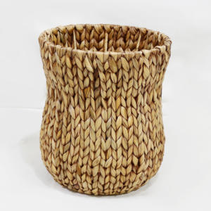 Artex Dong Thap-Cesta de almacenamiento de jacinto de agua rústica ecológica para decoración y organización del hogar - Product Image 6