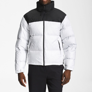 Blouson d'hiver haut de gamme de marques de créateurs, en nylon respirant avec logo frontal, manteaux décontractés en duvet pour hommes et femmes - Product Image 1