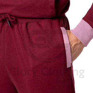 Survêtement pour homme à fermeture éclair, vente chaude, respirant, coupe ajustée, col montant, collection d'hiver, survêtement 100% coton - Product Image 6