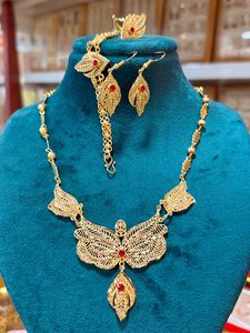 Dubai Classic Style 24K Gold Plated Fashion Jewelry Set for france - Product Image 2