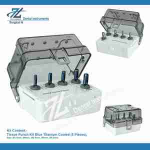 Kit de punzón de tejido Dental Srugical TISSUE PUNCH KIT 5 uds con soporte de fresa taladro Dental implante instrumentos fabricante Pakistán - Product Image 4