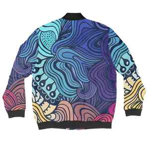 High Quality Customized Logo Satin Varsity <b>Jacket</b> For Man Breathable Embroidered Sublimated Mens Satin <b>Jacket</b> - Product Image 2