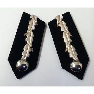 BDF Brigadier Gorgets <b>Gold</b> Braided Insignia & Decorative Border With Clip Back CEREMONIAL BAND HIGH CLASS GORGET COLLAR PATCHES - Product Image 2