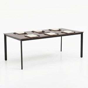 Contemporary Oval Metal Conference <b>Table</b> 200x100 for <b>Office</b> Hotel Dining School & Hospital - Product Image 1