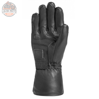 Gants de ski et de moto unisexes personnalisables en cuir véritable imperméables, isolés thermiquement, antidérapants et compatibles avec les écrans tactiles