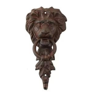 Heurtoir de porte en forme de chauve-souris en laiton antique-Poignée de porte en métal de style vintage unique pour décor d'entrée à la maison et utilisation de porte extérieure - Product Image 1